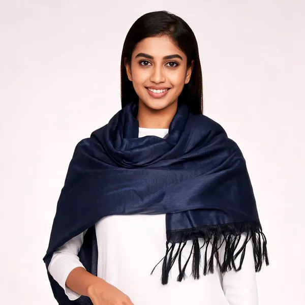 Blue_Cotton_Silk_Dupatta_Women_For_Women