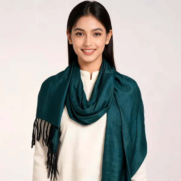 Blue_Cotton_Silk_Dupatta_Women_For_Women