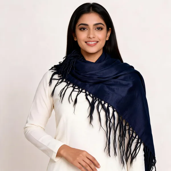 Blue_Cotton_Silk_Dupatta_Women_For_Women
