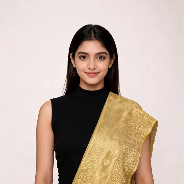 Gold_Banarasi_Silk_Dupatta_Women_For_Women