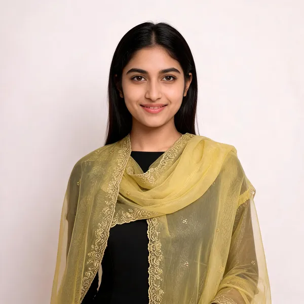 Yellow_Chiffon_Shining_Dupatta_Women_For_Women