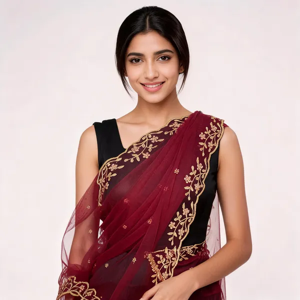Pink_Net_Dupatta_Women_For_Women