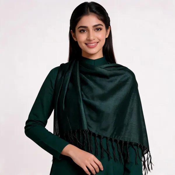 Black_Cotton_Silk_Dupatta_Women_For_Women
