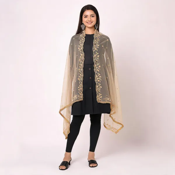 Gold_Net_Dupatta_Women_For_Women