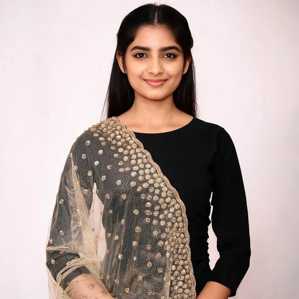 Yellow_Net_Dupatta_Women_For_Women