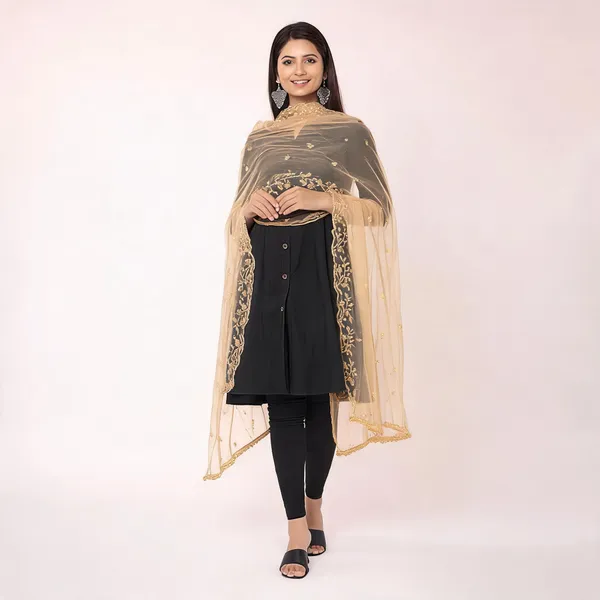 Gold_Net_Dupatta_Women_For_Women