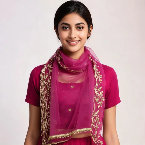 Pink_Net_Dupatta_Women_For_Women