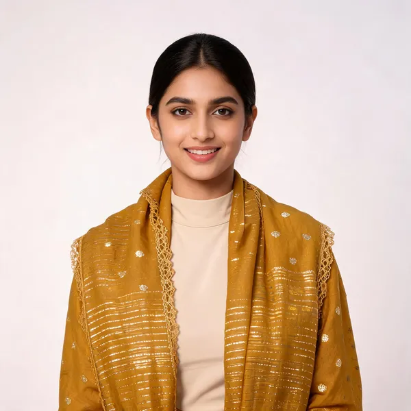 Yellow_Cotton_Silk_Dupatta_Women_For_Women