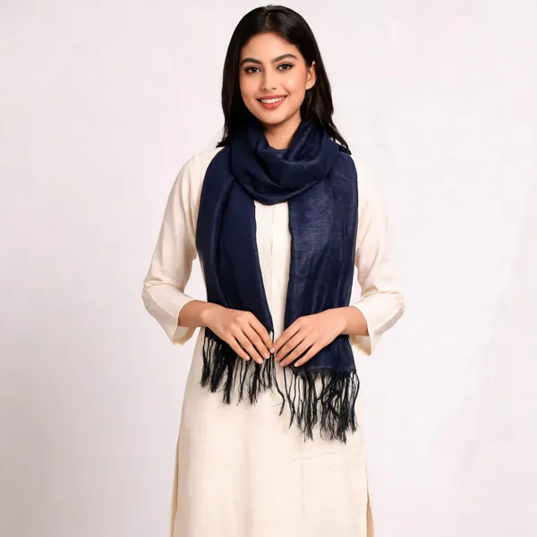 Blue_Cotton_Silk_Dupatta_Women_For_Women