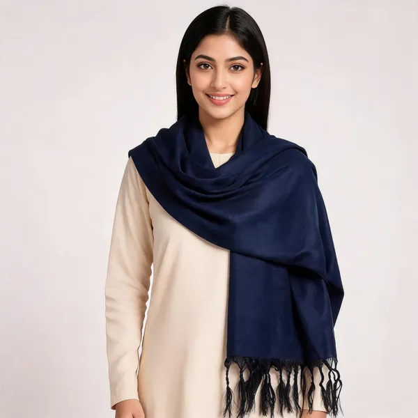 Blue_Cotton_Silk_Dupatta_Women_For_Women