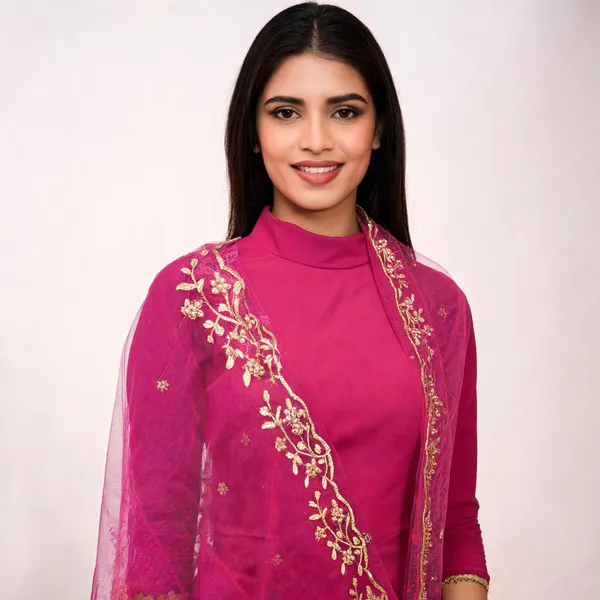 Pink_Net_Dupatta_Women_For_Women