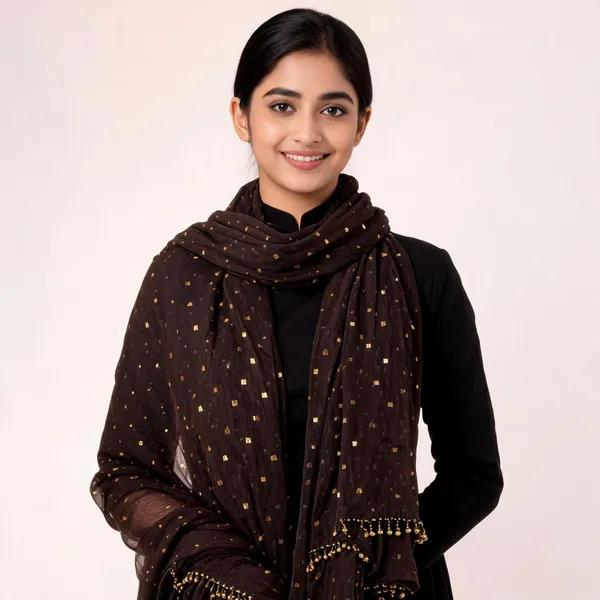 Black_Chiffon_Dupatta_Women_For_Women