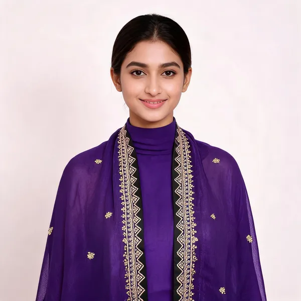 Purple_Chiffon_Shining_Dupatta_Women_For_Women