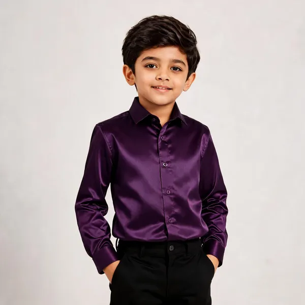 Purple_Satin_Solid_Party_Shirt_For_Boys