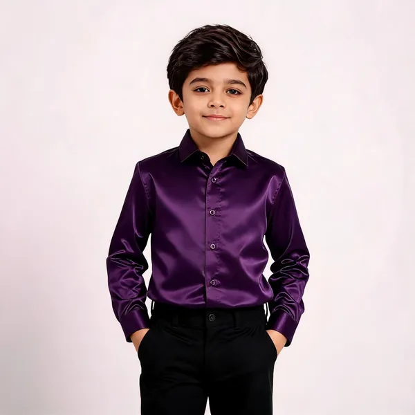 Purple_Satin_Solid_Party_Shirt_For_Boys