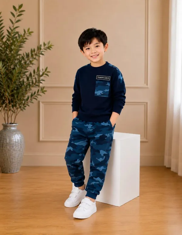 Kids_Cotton_Spandex_Sweatshirt_And_Jogger_Set