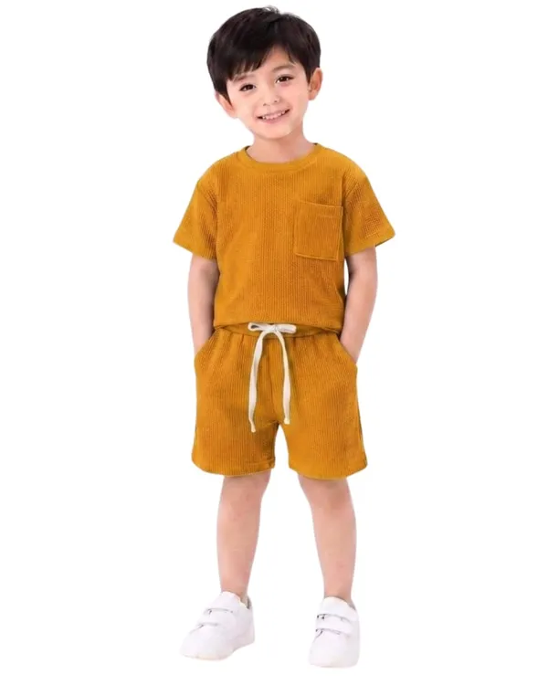 Kids_Cotton_Spandex_Waffle_Knit_Co_Ord_Set