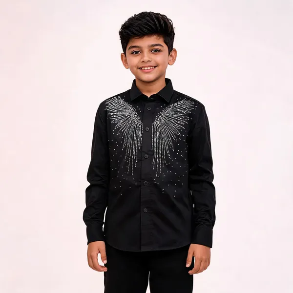 Black_Cotton_Rhinestone_Embellished_Party_Shirt_For_Boys