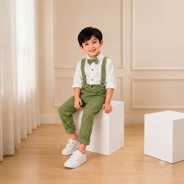 littlevoyagers_Dungaree_For_Baby_Boys_Party_Checkered_Cotton_Blend_(White,_Pack_of_1)
