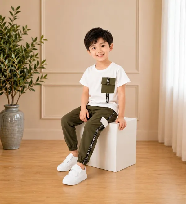 littlevoyagers_Boys_Casual_T-shirt_Sweatshirt_(Olive_Green,_Pack_of_2)