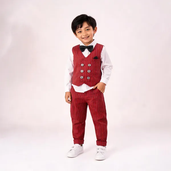 Red_Cotton_Pinstripe_3-Piece_Suit_Set_For_Boys