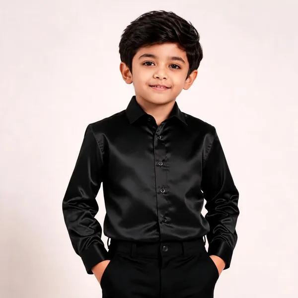 Black_Satin_Full_Sleeve_Formal_Shirt_For_Boys