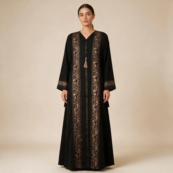 Black_And_Mauve_Cotton_Burkha_For_Women_Pack_Of_2