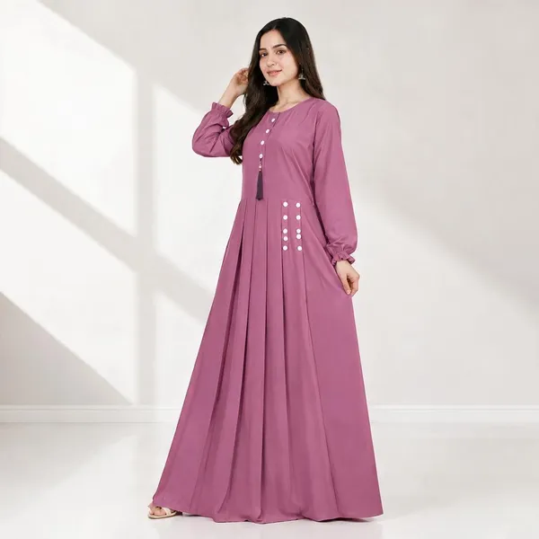 Black_And_Mauve_Cotton_Burkha_For_Women_Pack_Of_2