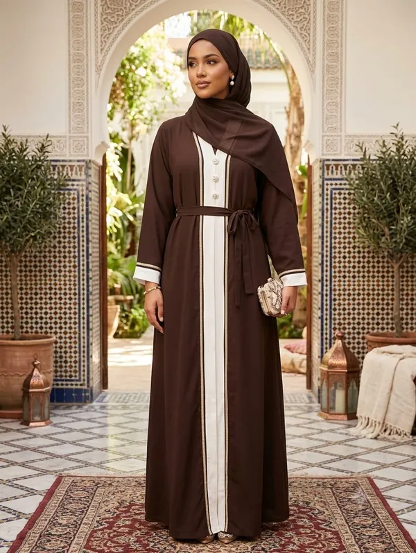 Brown_And_White_Polyester_Burkha_For_Women