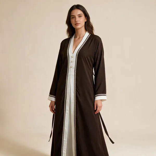 Brown_And_White_Polyester_Burkha_For_Women