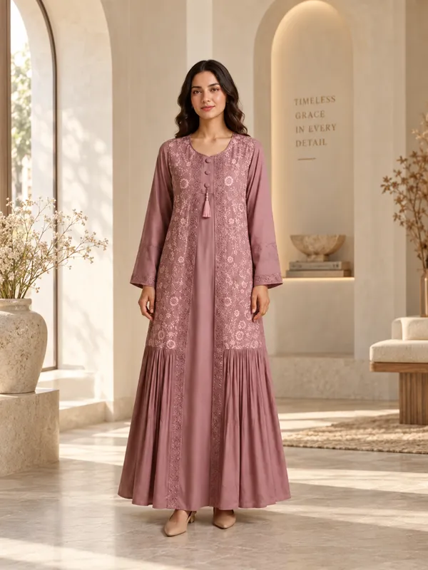 Mauve_Cotton_Burkha_Set_For_Women