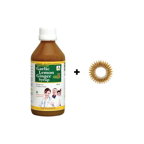 Sksb_Heart_Care_Syrup_With_Honey_&_Acupressure_Ring_Pack_Of_2