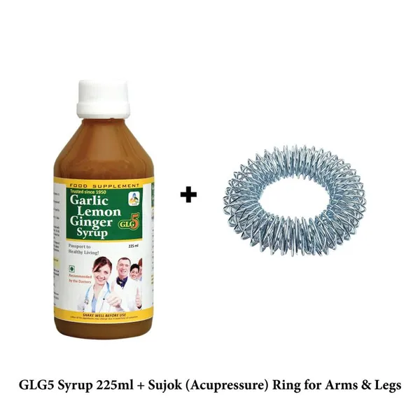 Sksb_Heart_Care_Syrup_With_Honey_&_Acupressure_Ring_Pack_Of_2