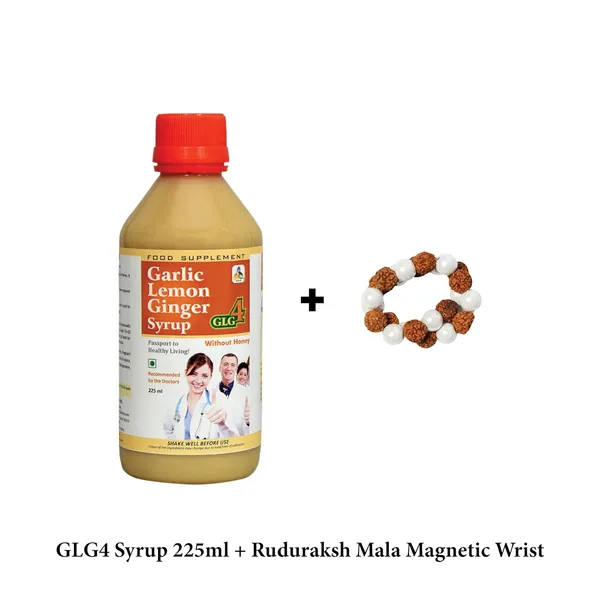 Sksb_Heart_Care_Syrup_Without_Honey_With_Rudraksh_Mala_Magnetic_Wrist