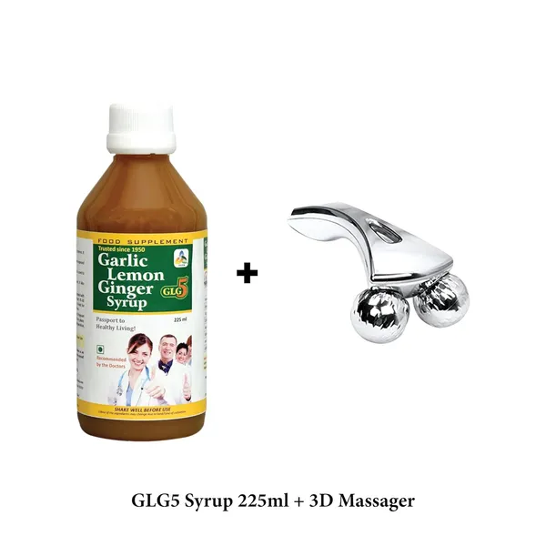 Sksb_Heart_Care_Syrup_With_Honey_&_Acupressure_Massager_Pack_Of_2