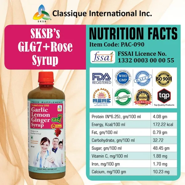 Sksb_Unani_Heart_Care_Syrup_Honey_Rose_Pack_Of_1