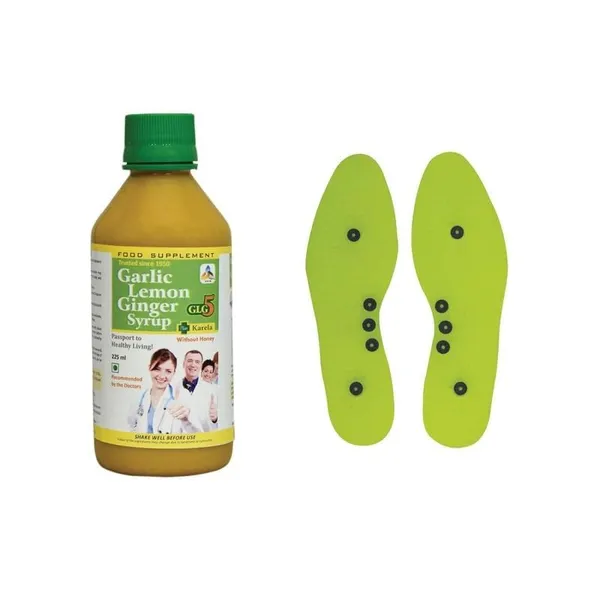 Sksb_Diabetes_Care_Syrup_With_Green_Shoe_Insole_Pack_Of_2