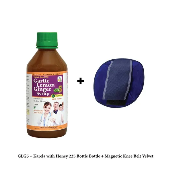 Syrup_For_Diabetes_With_Honey_With_Magnetic_Knee_Belt_Velvet