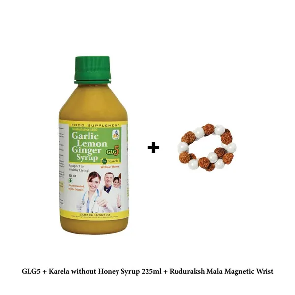 Sksb_Diabetes_Care_Syrup_With_Rudraksha_Magnetic_Wristband_Pack_Of_2