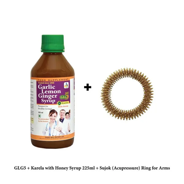 Syrup_For_Diabetes_With_Honey_With_Acupressure_Ring_For_Arms