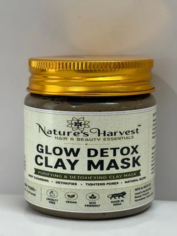 Nature'S_Harvest_Glow_Detox_Kaolin_Bentonite_Clay_Face_Mask
