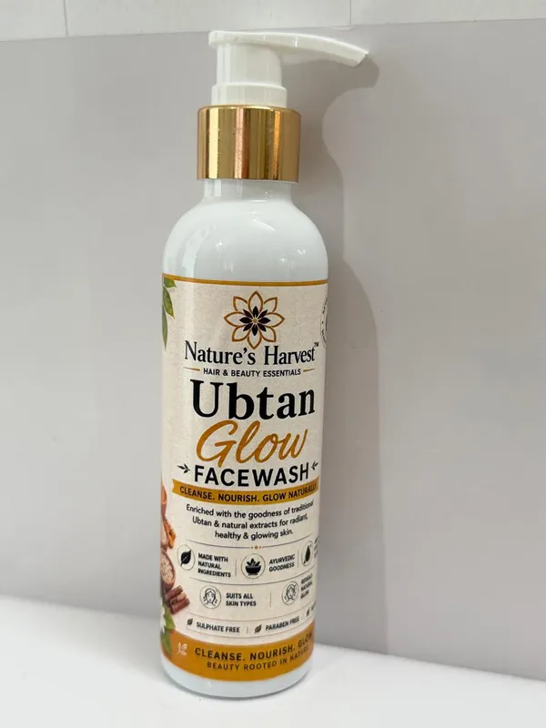 Nature'S_Harvest_Ubtan_Glow_Turmeric_Saffron_Face_Wash