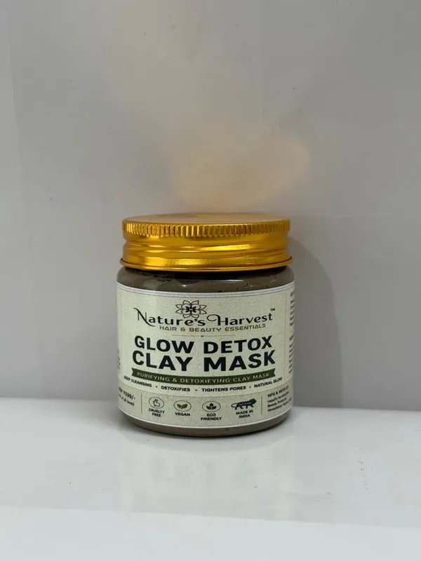 Nature'S_Harvest_Glow_Detox_Kaolin_Bentonite_Clay_Face_Mask