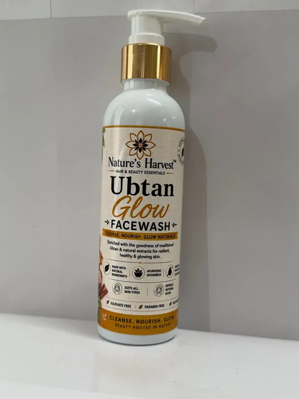 Nature'S_Harvest_Ubtan_Glow_Turmeric_Saffron_Face_Wash