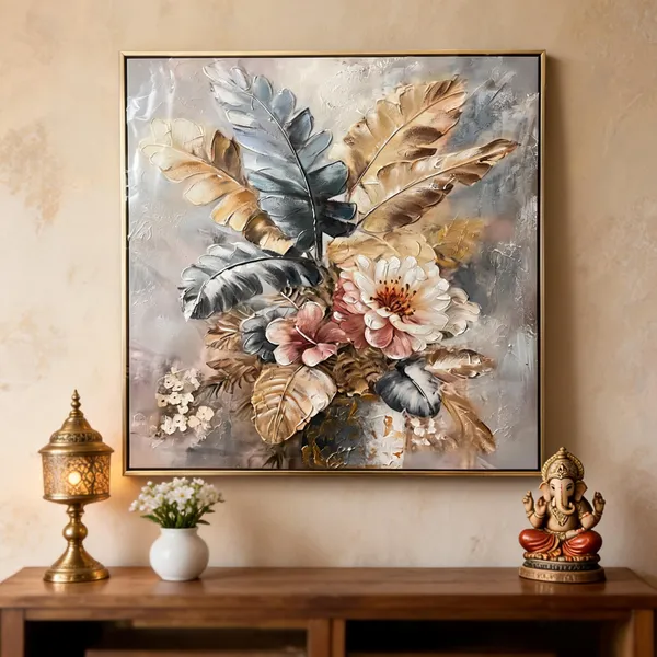 Canvas_Decorative_Feather_Floral_Wall_Art