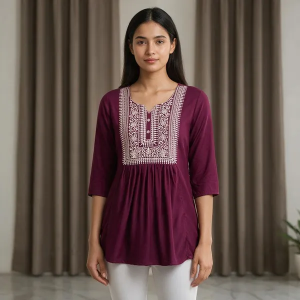Purple_Cotton_Blend_Straight_Kurta_For_Women