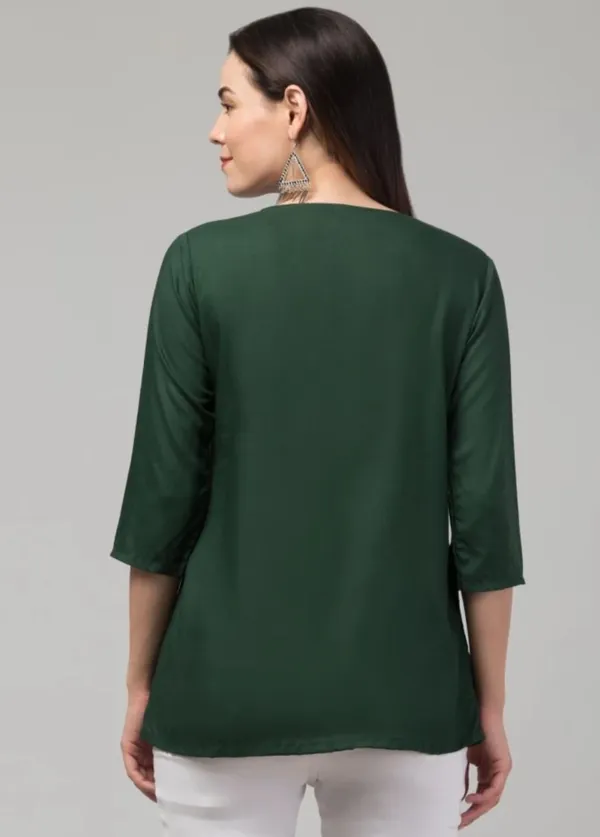 Green_60%_Cotton,_40%_Polyester_Premium_Straight_Kurta_For_Women