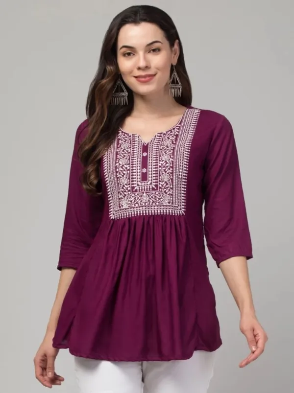 Purple_60%_Cotton,_40%_Polyester_Premium_Straight_Kurta_For_Women