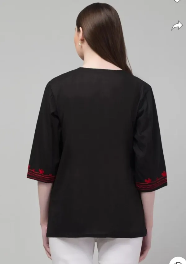Black_60%_Cotton,_40%_Polyester_Premium_Straight_Kurta_For_Women