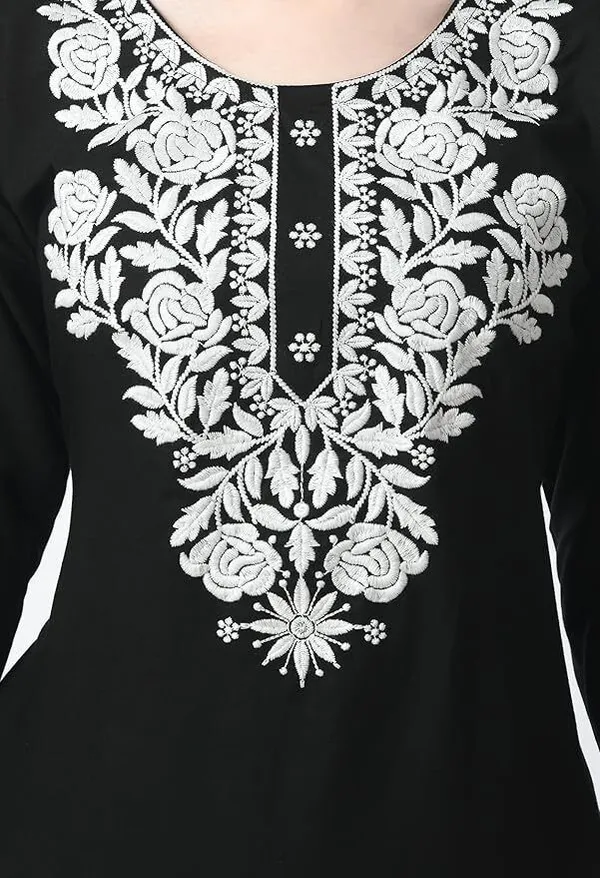 Black_Rayon_Premium_Kurta_For_Women